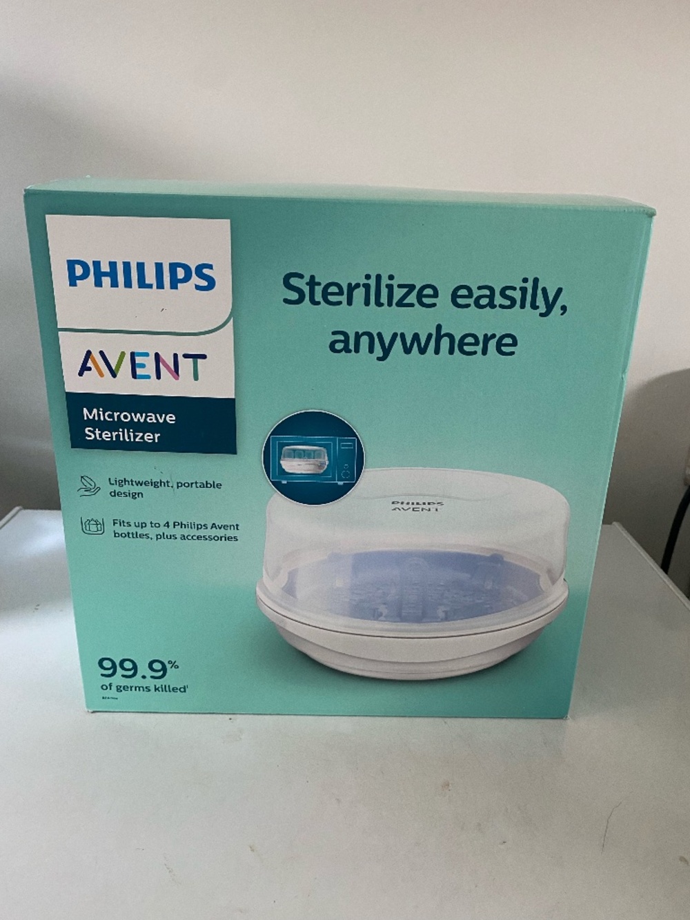 Philips AVENT Steam Baby Bottle Sterilizer For Microwave NWT